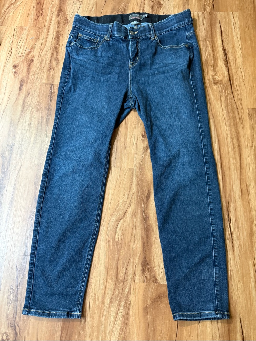 Torrid Bombshell Straight Jeans Womens 16S Short Premium Stretch Dark Wash